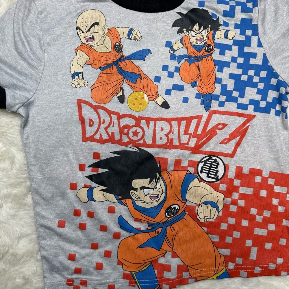 Dragon Ball Z Pajama Set 2 Pc Grey/Blue/Orange Size 6 - Picture 5 of 16